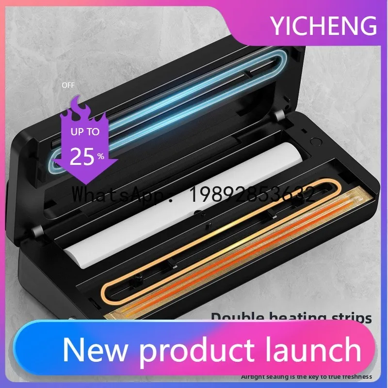 

Zz automatic vacuum sealer - commercial & home use food packaging machine for freshness and compression