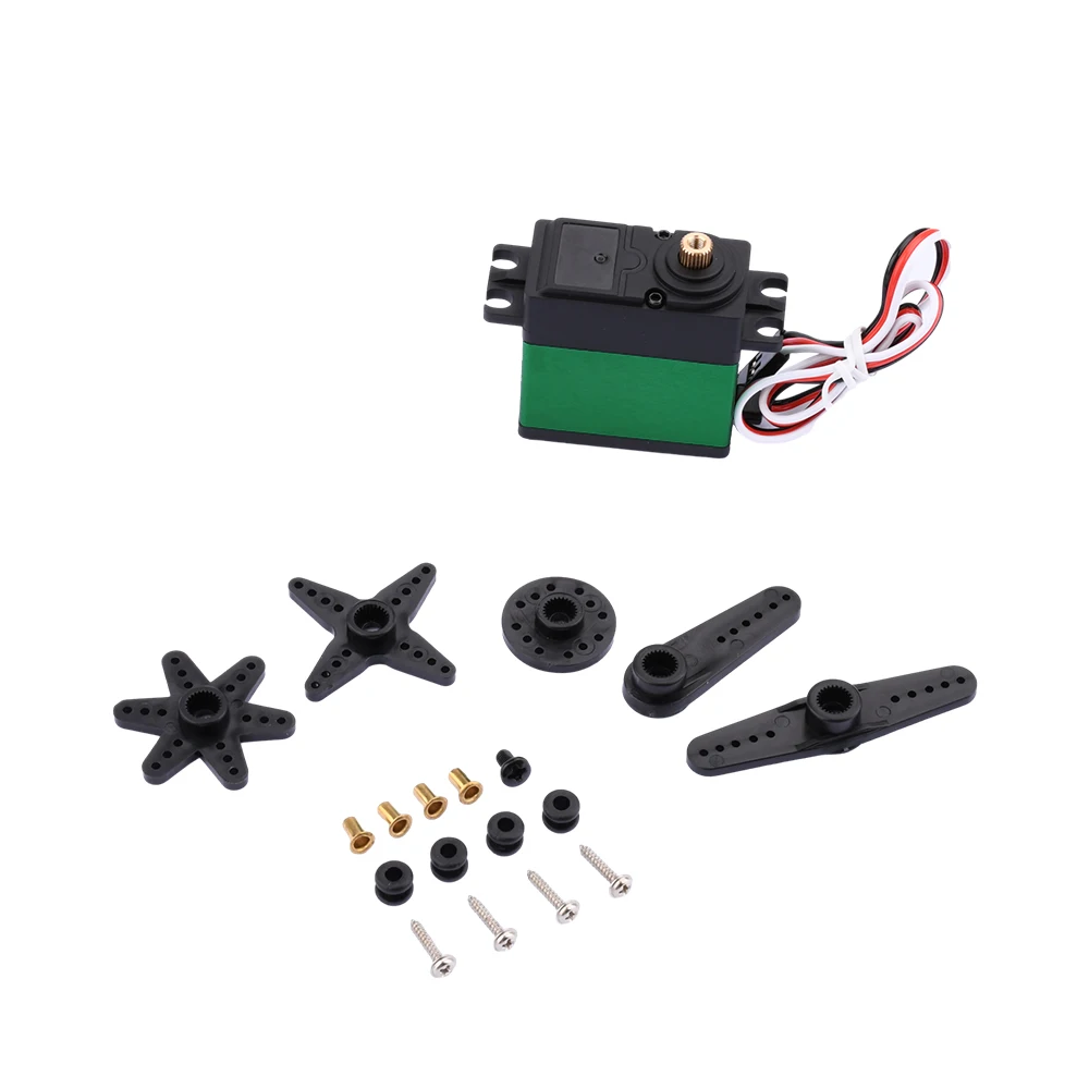 Digitale Servomotor Stuurinrichting Metalen Tandwiel 20Mg 180 Graden Stuurinrichting Voor Rc Auto Mechanische Armen