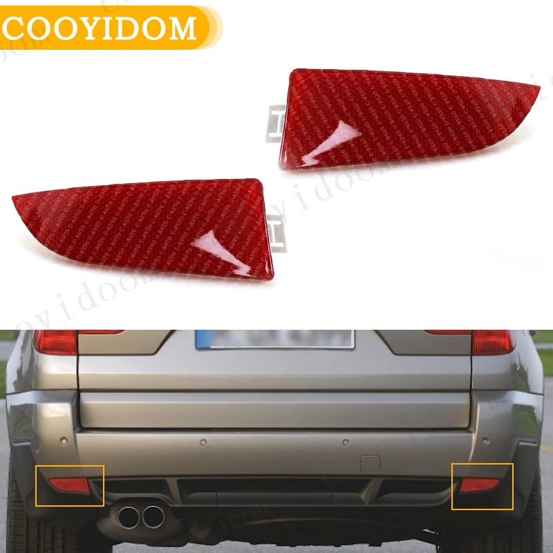 Car Rear Bumper fog light For BMW E83 X3 2007 2008 2009 2010 2011  Reflector Brake  Light 63147162218 63147162217 car-styling