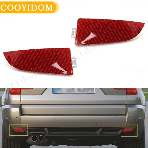 Car Rear Bumper Fog Light For BMW E83 X3 2007 2008 2009 2010 2011 Reflector Brake Light 63147162218 63147162217 Car-styling