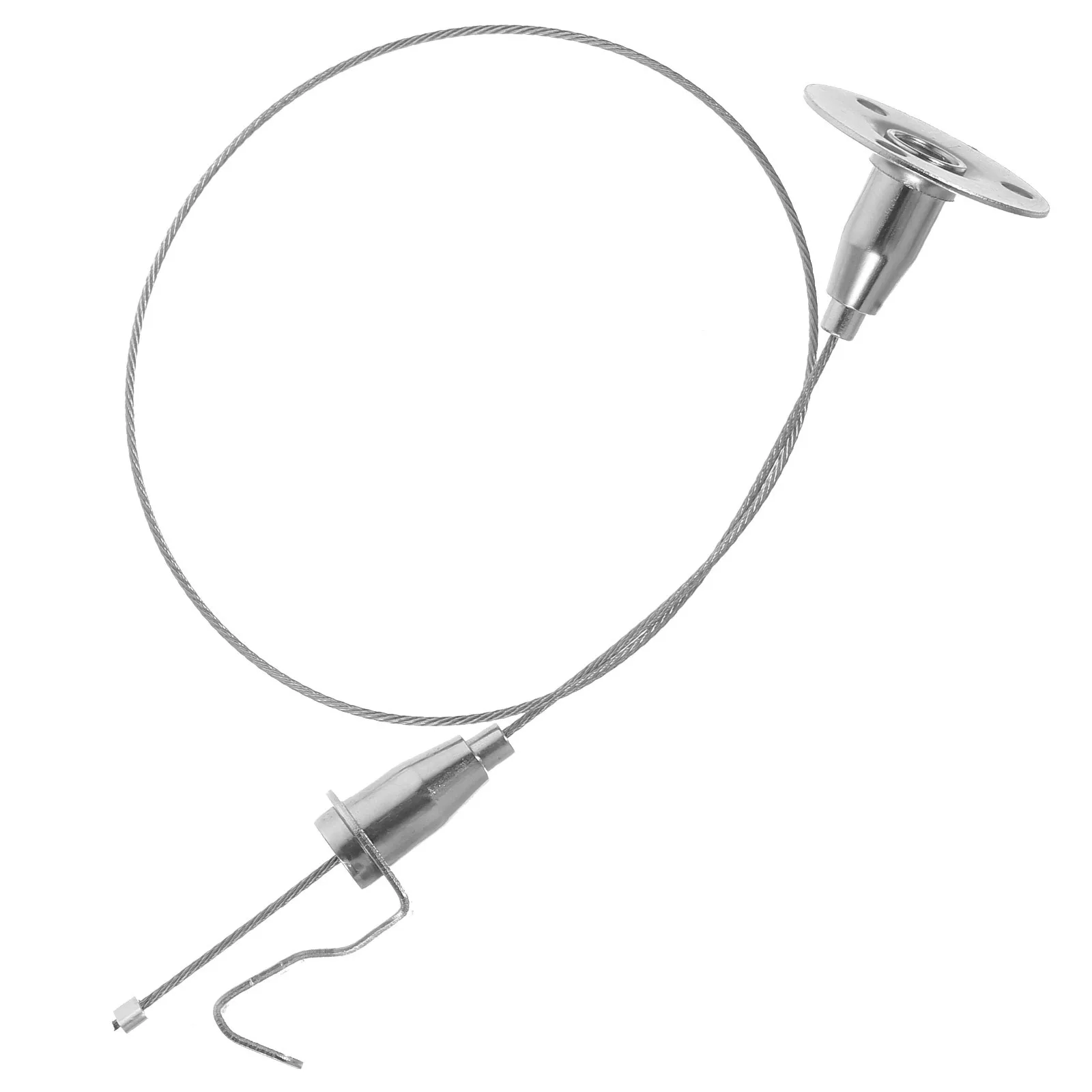 Corda de fio de aço inoxidável comprimento ajustável corda de suspensão para molduras galeria exposição resistente imagem pendurado fio