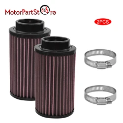 Air Filter RU-0210 for Yamaha Banshee 350 YFZ350 YFZ 350 Air Pod Filters 43mm Flange Inside Diameter, 2 Packs