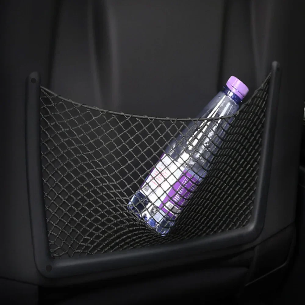 

Car Rear Seat Back String Net Mesh Storage Pocket Organizer Auto Interior Accessories For Audi A4 B8 A5 Q3 A3 A6 C7 Q5 B9 Q7