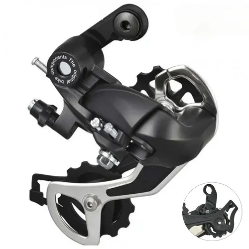 Imagen 2 del producto 1 unidad de cambio de bicicleta de montaña TX35 desviador trasero 6/7/8 velocidades palancas de cambio piezas desviador de bicicleta Kit MTB