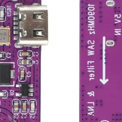 DC5V 1090MHz ADS-B Active SAW Filter Noise Suppression 21dB Gain With Dual For SMA Connector For Radio Signal Reception Tool