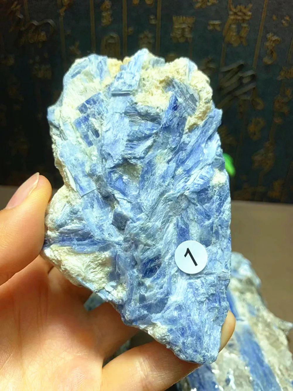 Precious Natural Mineral Kyanite Crystal Specimen Stone Raw Gemstone Chip For Reiki Healing Blue Calcite Collect Jewelry A