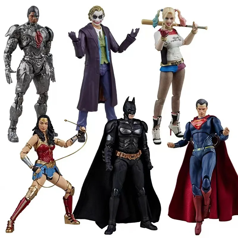 

Экшн-фигурки из фильма Dc, Бэтмен, чудо-женщина, Супермен, Борг, Харли, Квинн, 1/9, экшн-фигурки с шарнирным сочленением, искусственные подарки