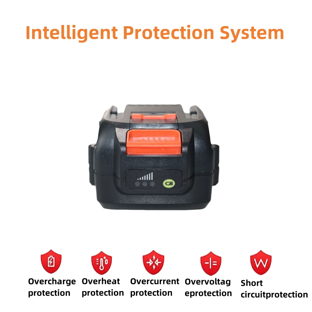 20V 4.0Ah lithium-ion replaceable battery, suitable for Worx cordless drill tool WA3578 electric tool battery