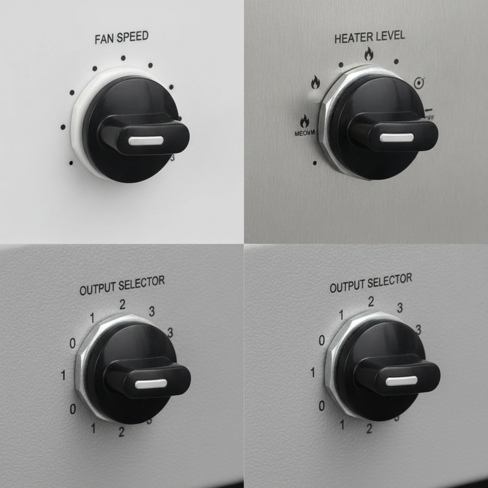 Speed Selector Switch Plastic Rotary Selector Switch Universal Flame-Retardant for Repair Technicians, Fans, Heaters - view 5