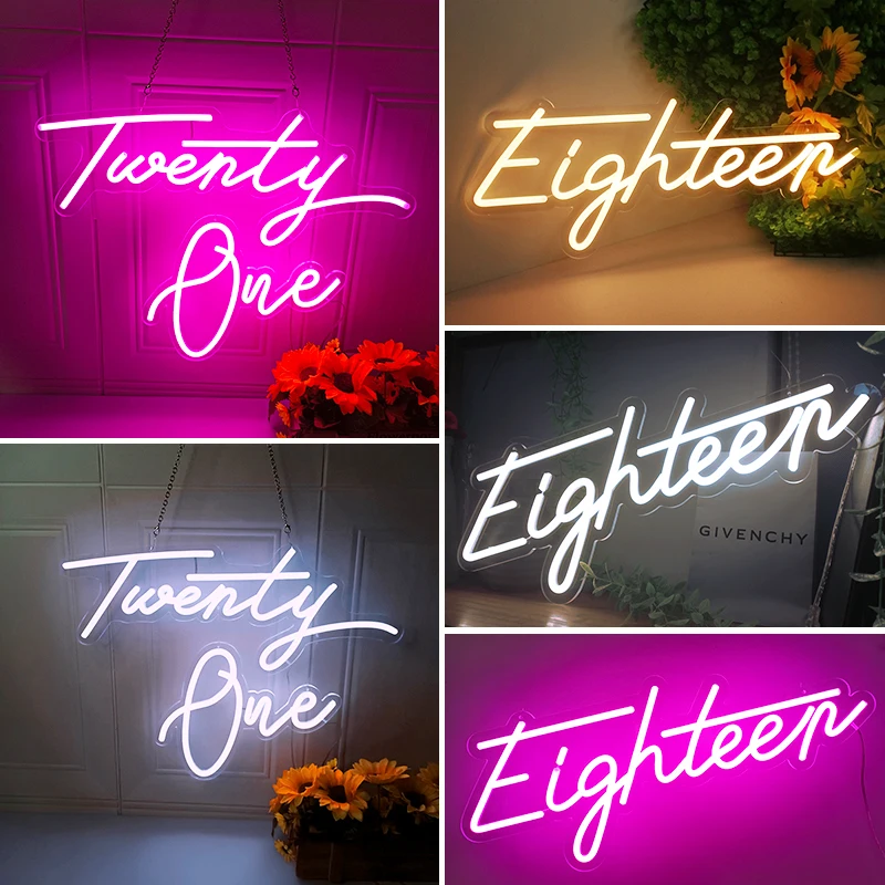 LEDネオンサイン,誕生日,結婚式,窓,誕生日,暖かい白