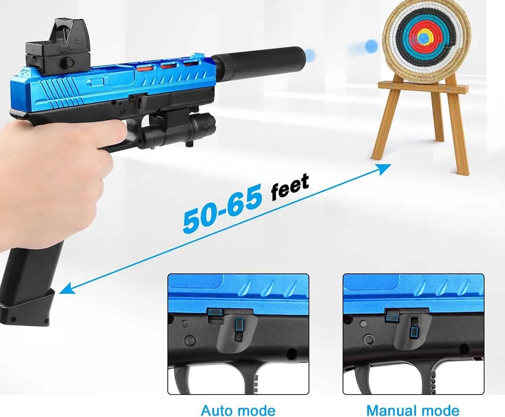 Gel Blasters Gun Glock Toy Gun Pistol For Boys Kids Splatter Ball Blaster Dropship Tiktok Toy Gun