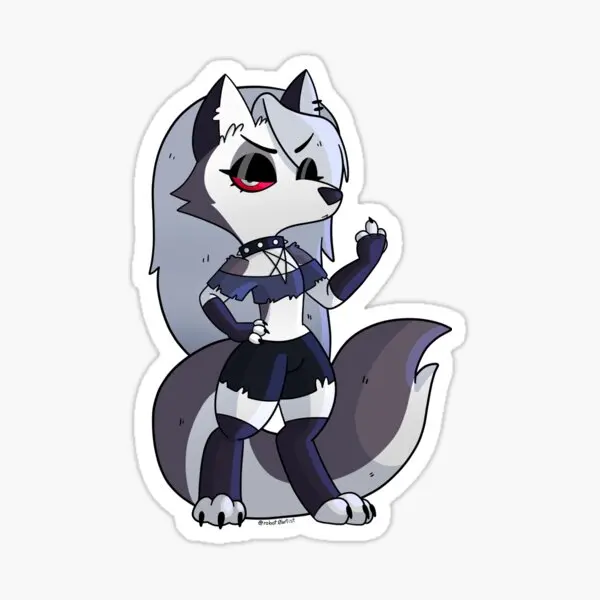 Anime Furry Wolf Fine Stickers Laptop Car Window Glass Motorcycle Bike Bumper Truck Wall Helmet Room Table Decal Assecories