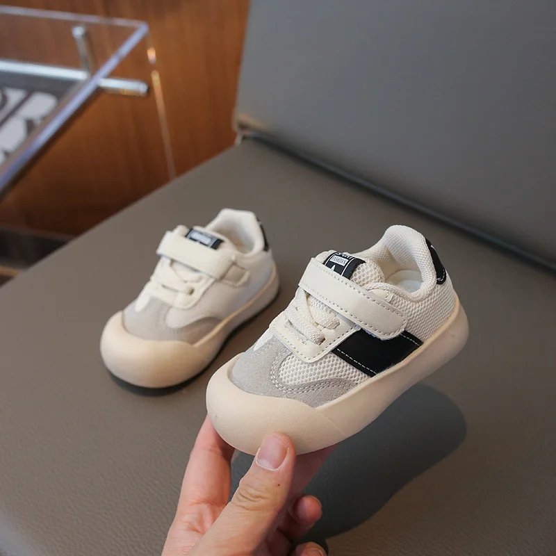 Zapatos transpirables de fondo suave para bebé y niño pequeño, calzado de primavera, novedad de 2024