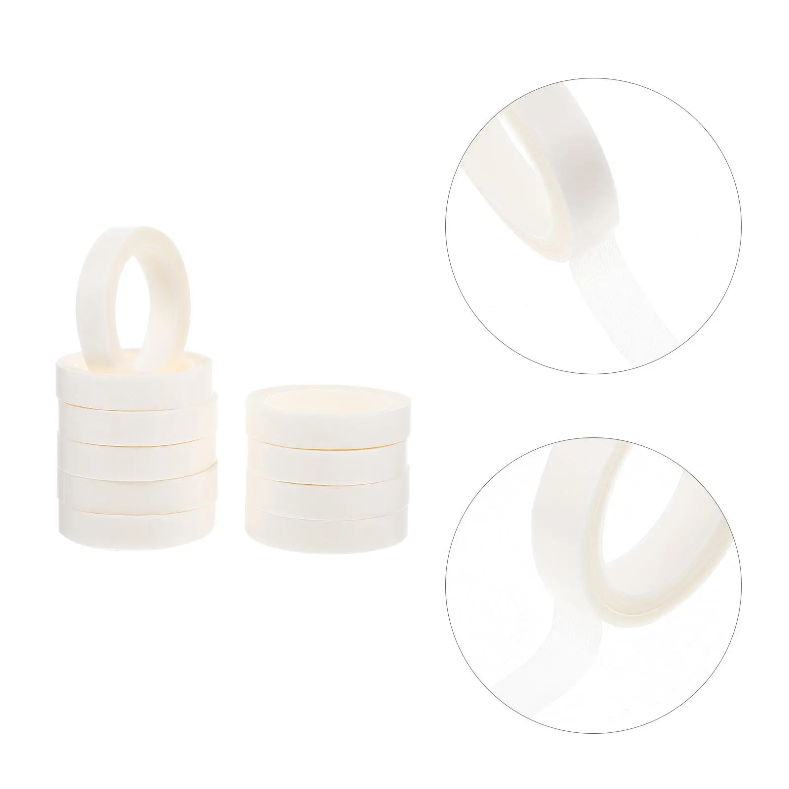 

10 рулонов высококачественной нетканой гипоаллергенной бумажной ленты: дышащий, безопасный для кожи клей для фиксации при переливании крови, для пожилых людей и людей с хрупкой кожей