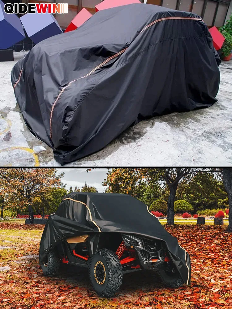 AliExpress NONE Quad Bike UTV Universal UTV Utility Vehicle Storage Cover W/ Storage Bag For Can-am Maverick X3 2 Doors 2017-2022