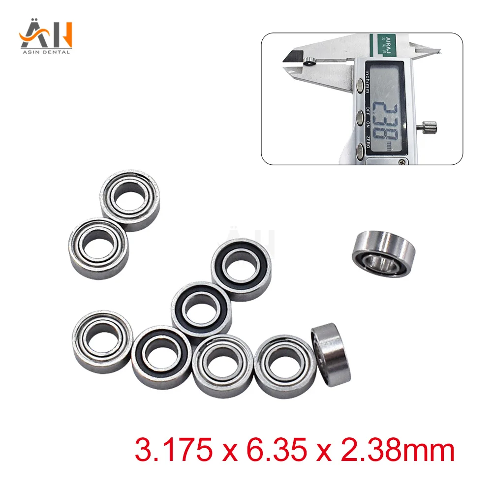 

10Pc SR144 Ceramic Dental Bearing Balls Used For NSK Tosi Coxo High Speed handpiece High Quality 3.175*6.35*2.381 Mm