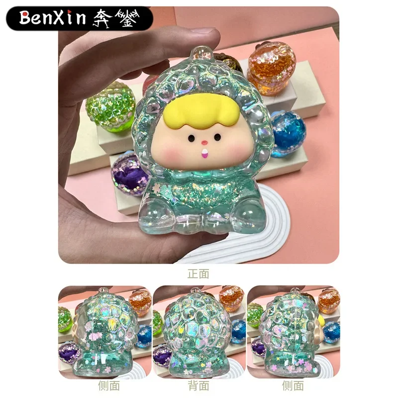miniso Match-up DIY Fruit Sister Oil Flowing Sand Decorative Blind Box