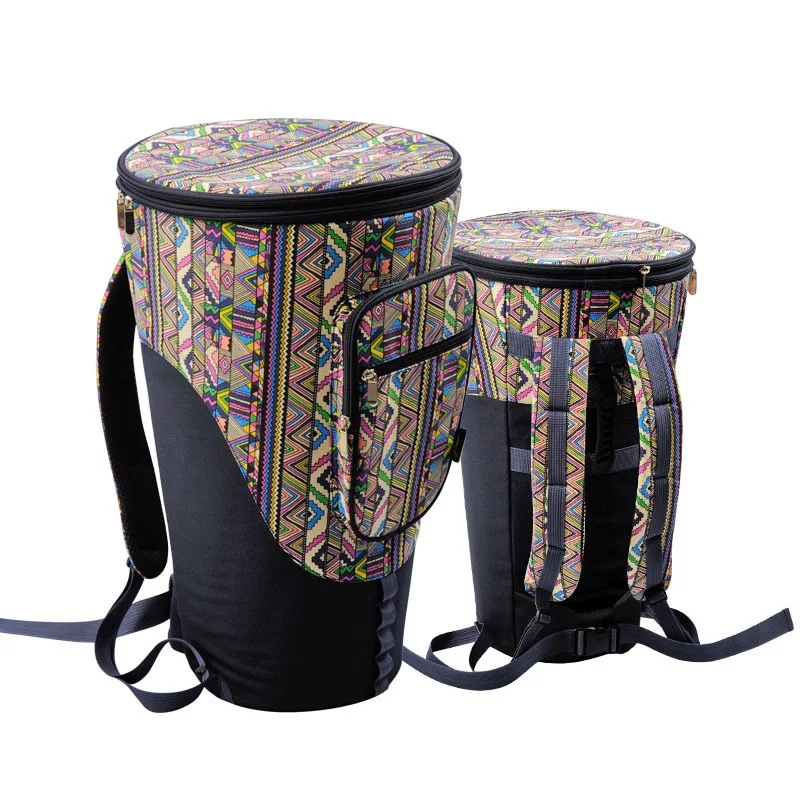 Waterproof Oxford 8inch 10inch 12inch 13inch Drum Bag African Drum Case Cover Backpack Outdoor Performance Drum Box African Drum