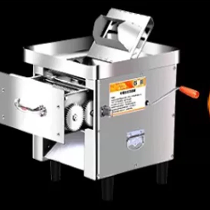 Automatic Stainless Steel Meat Slicer Adjustable Thickness Commercial Electric Frozen Beef Lamb Cutting Machine