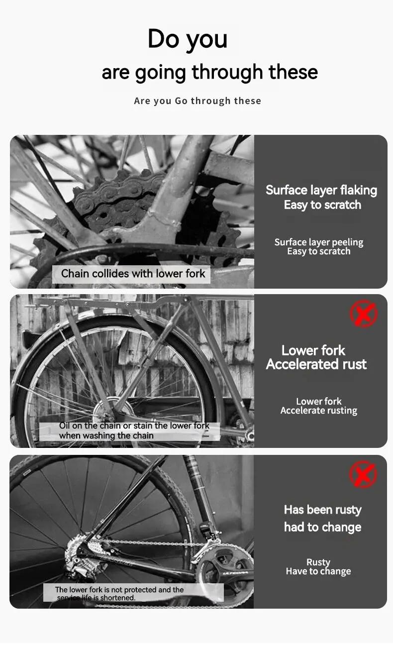 ENLEE Fahrradrahmen-Schutzaufkleber, MTB, abnehmbarer Fahrrad-Unterrohr, kratzfester Aufkleber, Klebeband, Schutz, Fahrradzubehör – Detail 4