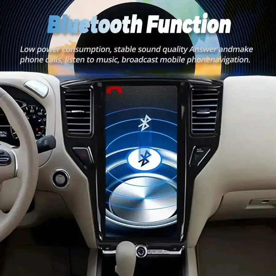 Android 15 Touch Screen For Nissan Pathfinder 2012-2016 Wireless Carplay Auto GPS Navigation Multimedia DSP Stereo Video Player