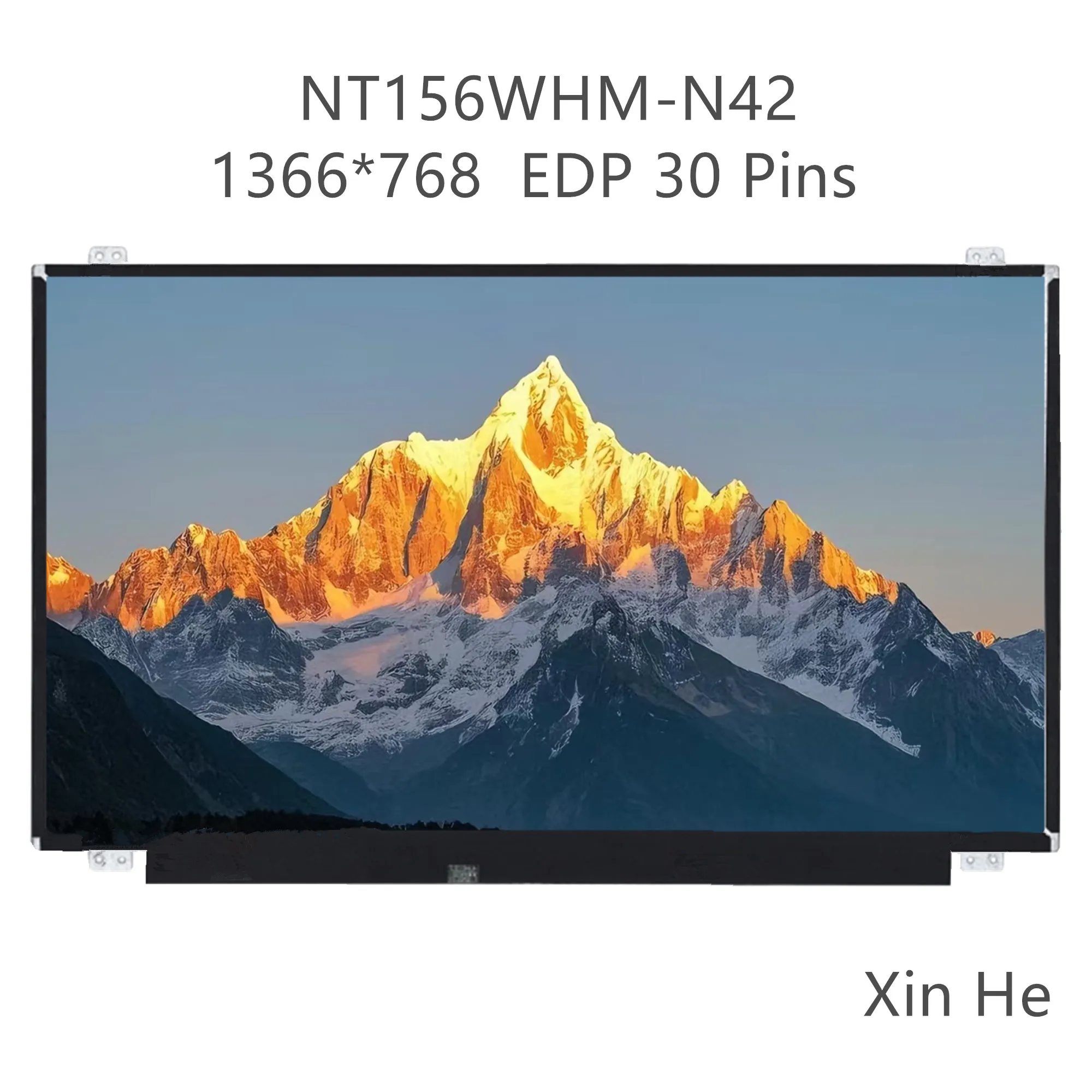 NT156WHM-N42 fit NT156WHM-N22 LP156WH3-TPS1 LP156WHU-TPA1 N156BGE-EA1 EB1 B156XW04 V.8 B156XTN03.1 Laptop LCD Screen EDP 30 Pins