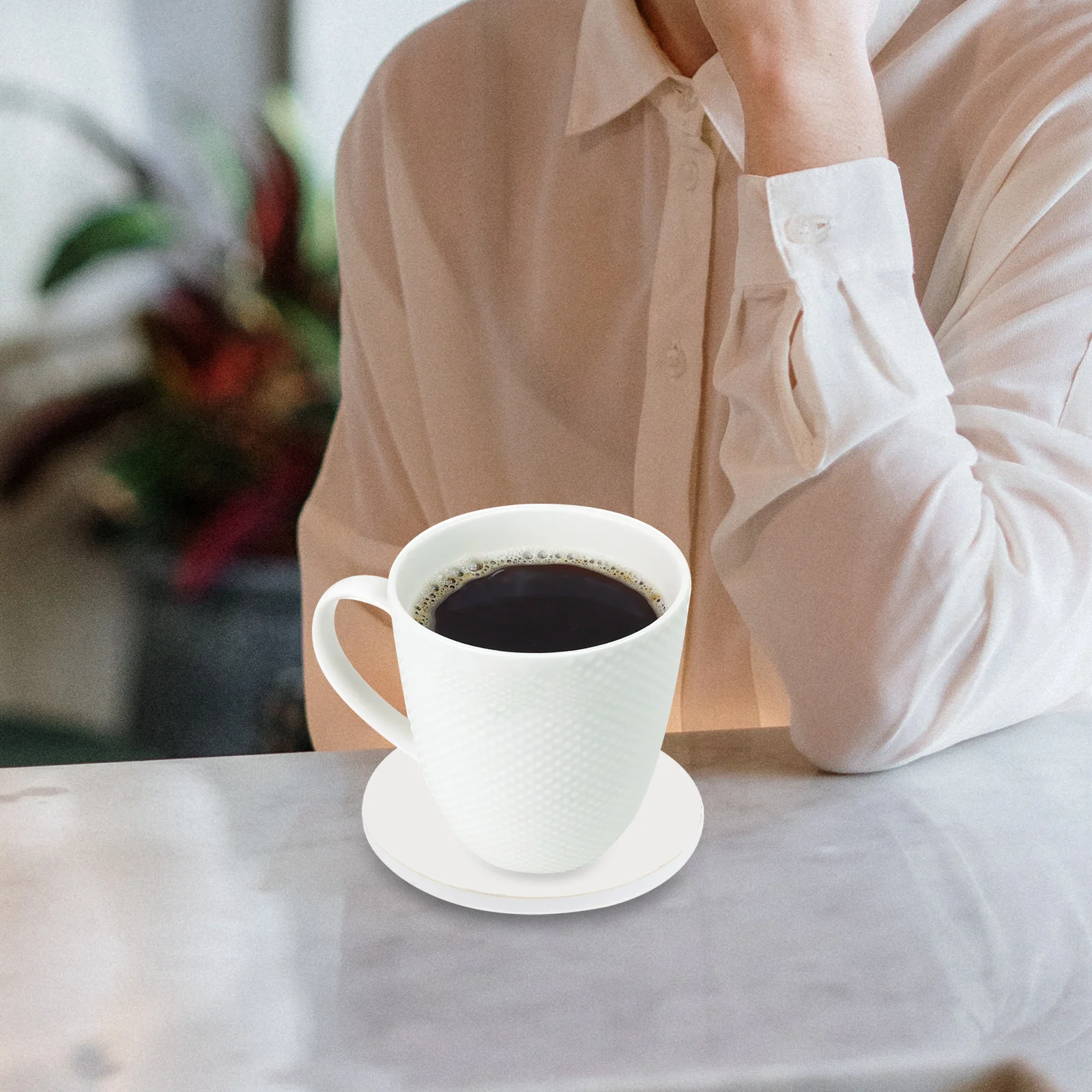 

4pcs Led Drink Coaster Lighted Cup Mat For Bar Party Wedding Bottle Coasters Led Reusable Luminous Cup Holder Table Placemat