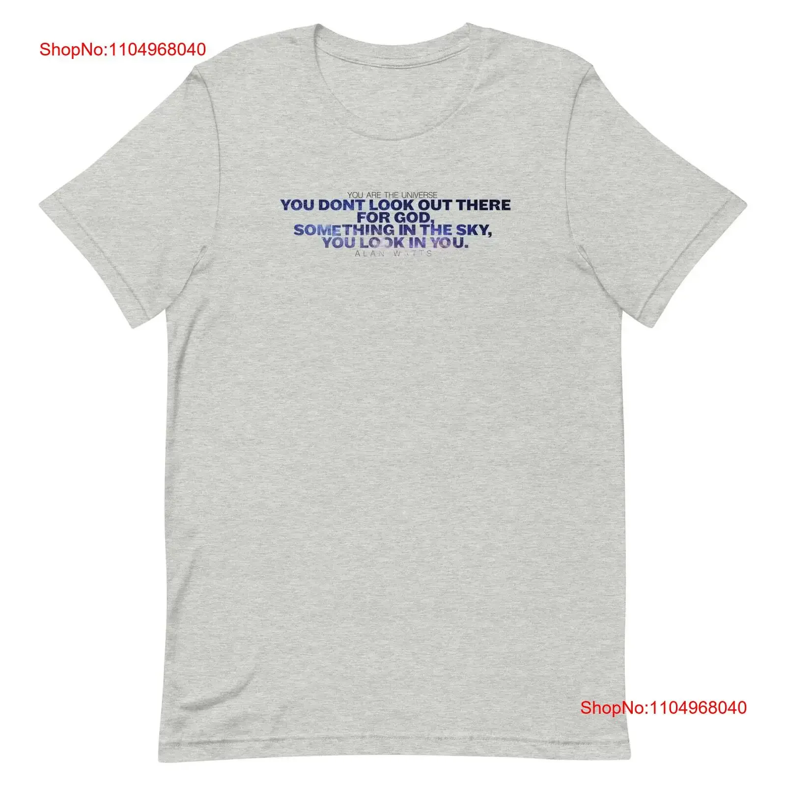 

Футболка Alan Watts You Are The Universe, винтажная стираная слегка модельерская одежда, удобная и универсальная