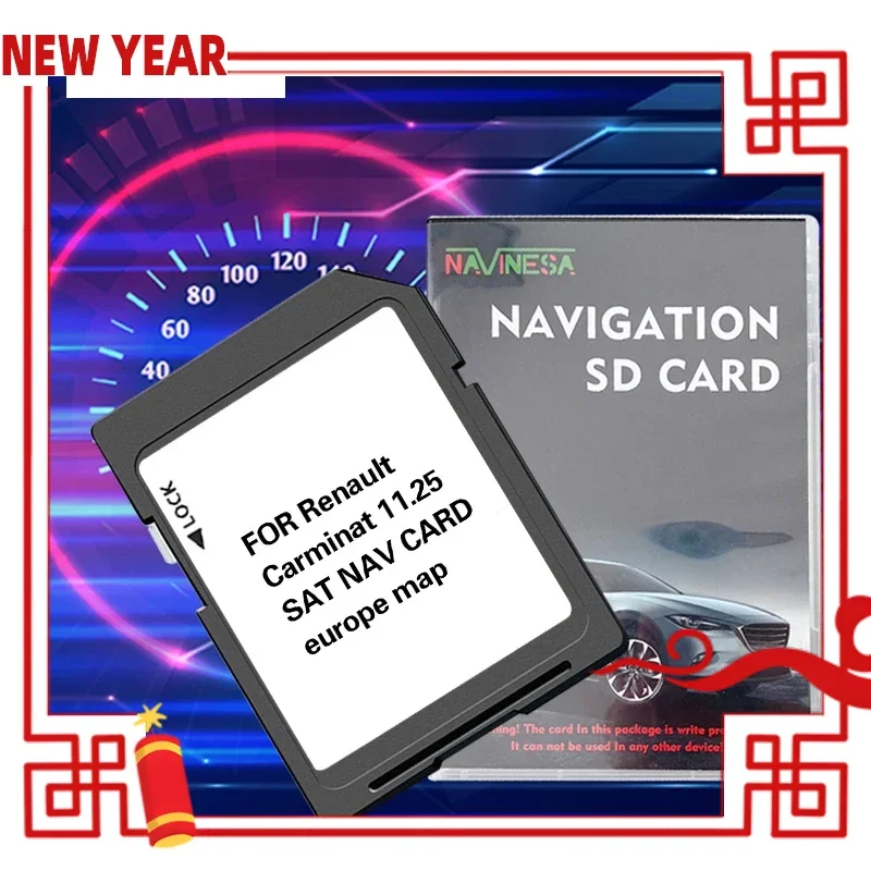 

Carminat 11.25 for Renault Clio 2008 2009 2010 Naving Map Car GPS Navigation SD 8GB Card Germany Spain France Italy