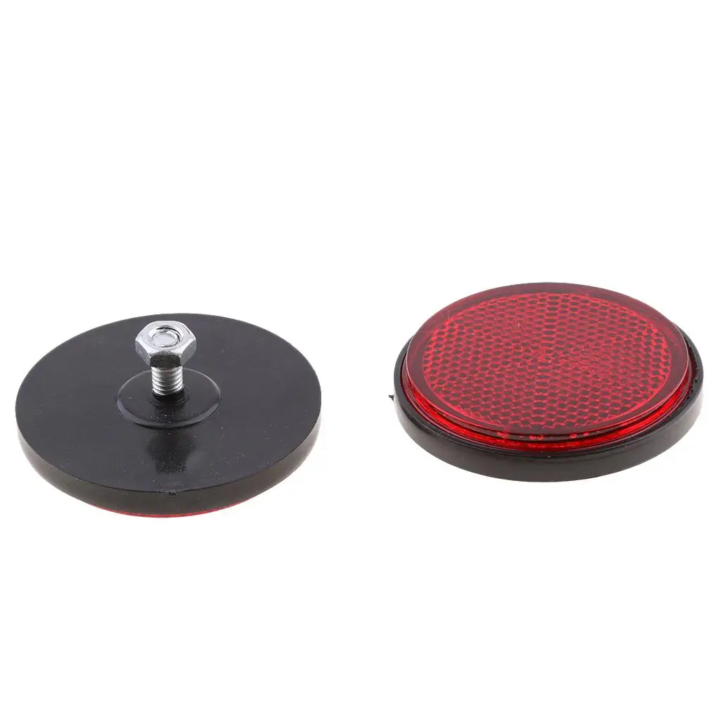 Reflective Round Marker Plastic Motorcycle Parts Luxuries Easy Installation for Dirt Bike 125cc Modified Accessories