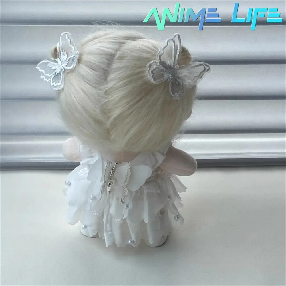 

Original Handmade Fairy White Butterfly Suit For 20cm Doll Toy Clothes Costume Cosplay Cute Lovely