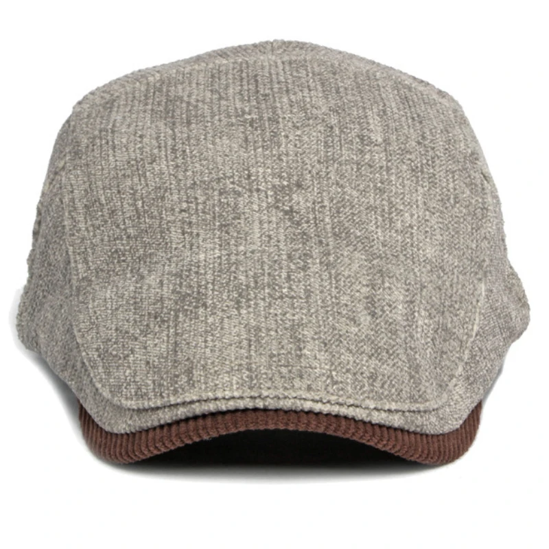 HT4090 Berets New Autumn Winter Cap Hats for Men Women Vintage Thick Warm Flat Cap Artist Painter Hat Male Beret Cap