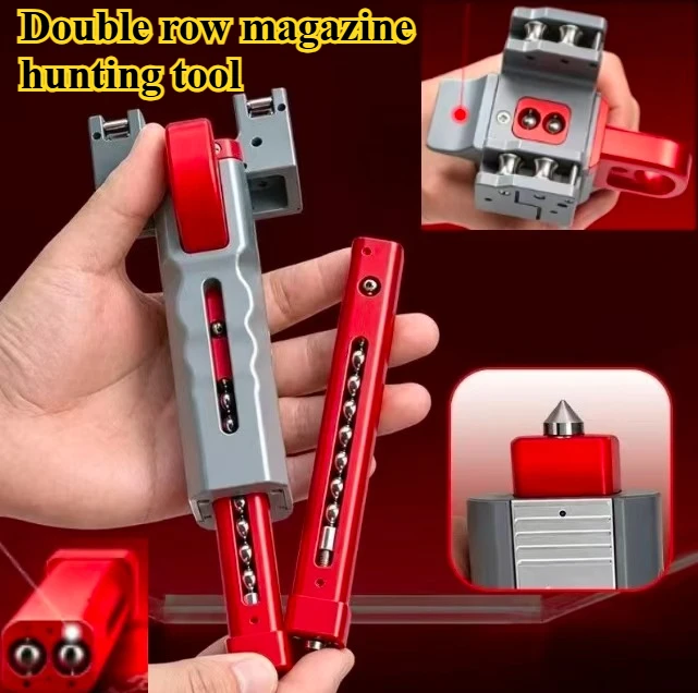 3D Carbon Fiber Visualization Dual Compartment Automatic Loading 9mm Outdoor Competitive High-precision Hunting Tool