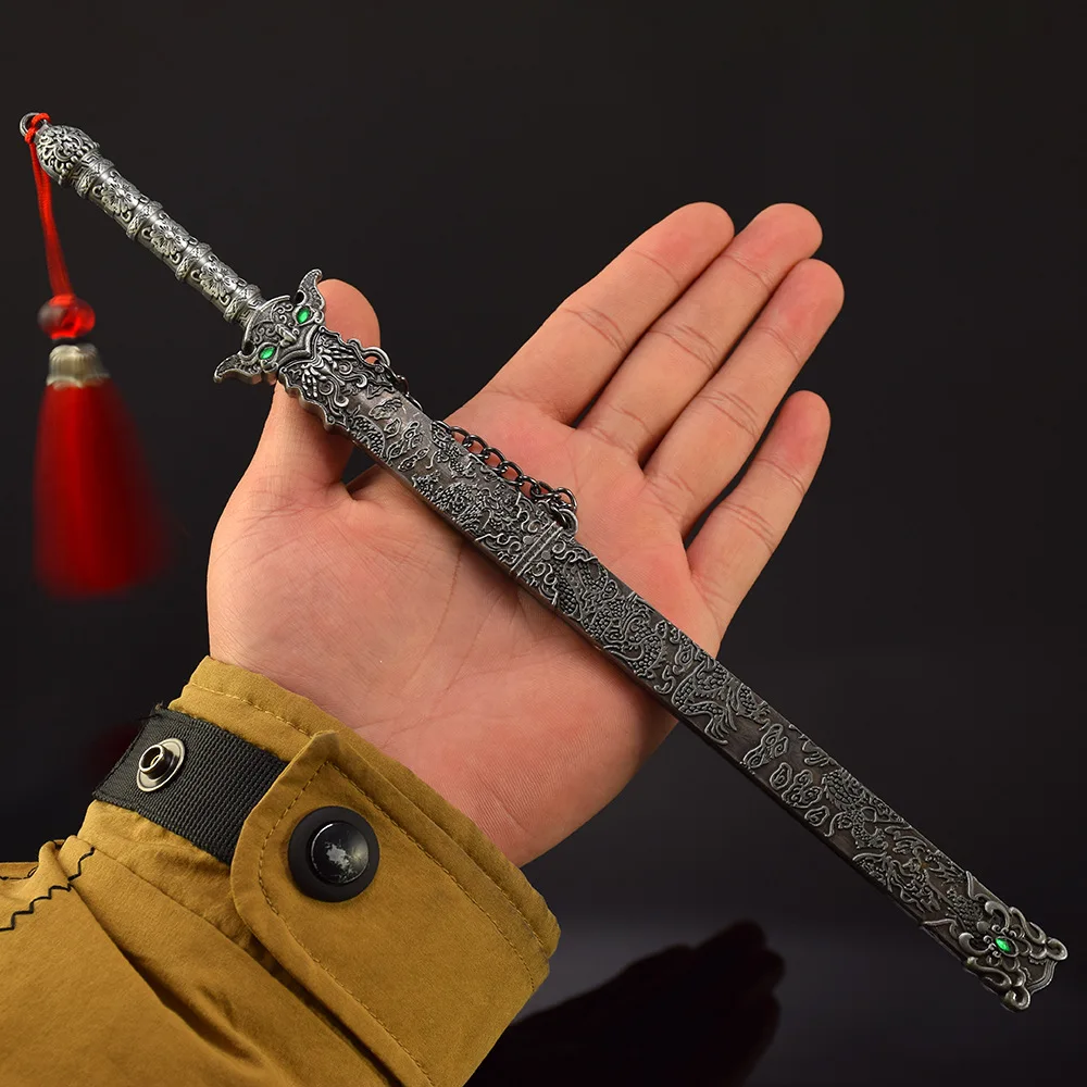 30 センチメートル冷兵器シリーズ雨を聴く剣中国アニメ周辺機器金属モデル剣 Accessorie 装飾品コレクション