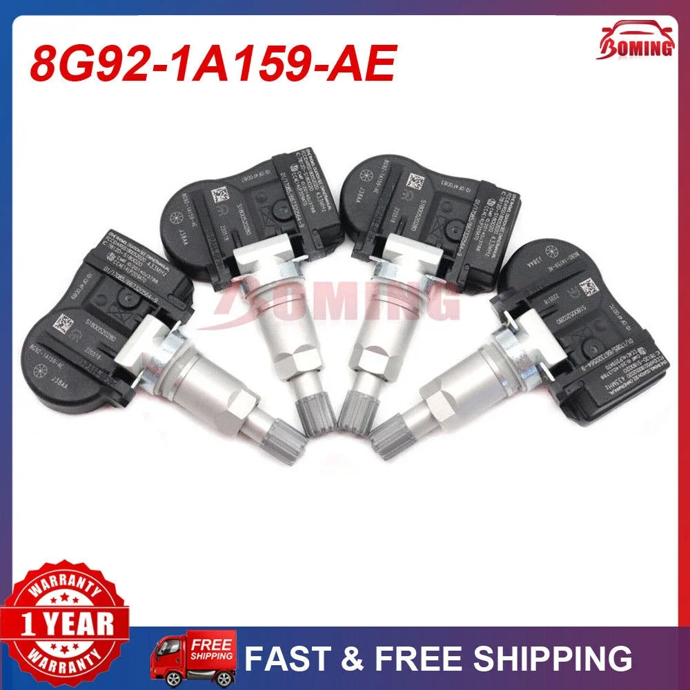 

8G92-1A159-AE автомобильный датчик давления в шинах TPMS для Ford S-Max Mondeo 2006-2015 8G92-1A159-AC 8G92-1A159-AB 433 МГц, новый
