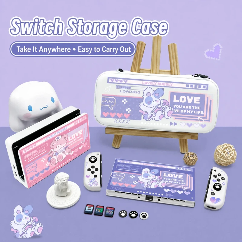 Switch 2 Accessories Eva Hard Shockproof  Waterproof Carrying Case Zipper Storage Travel Bag For Game Console Accessories Use