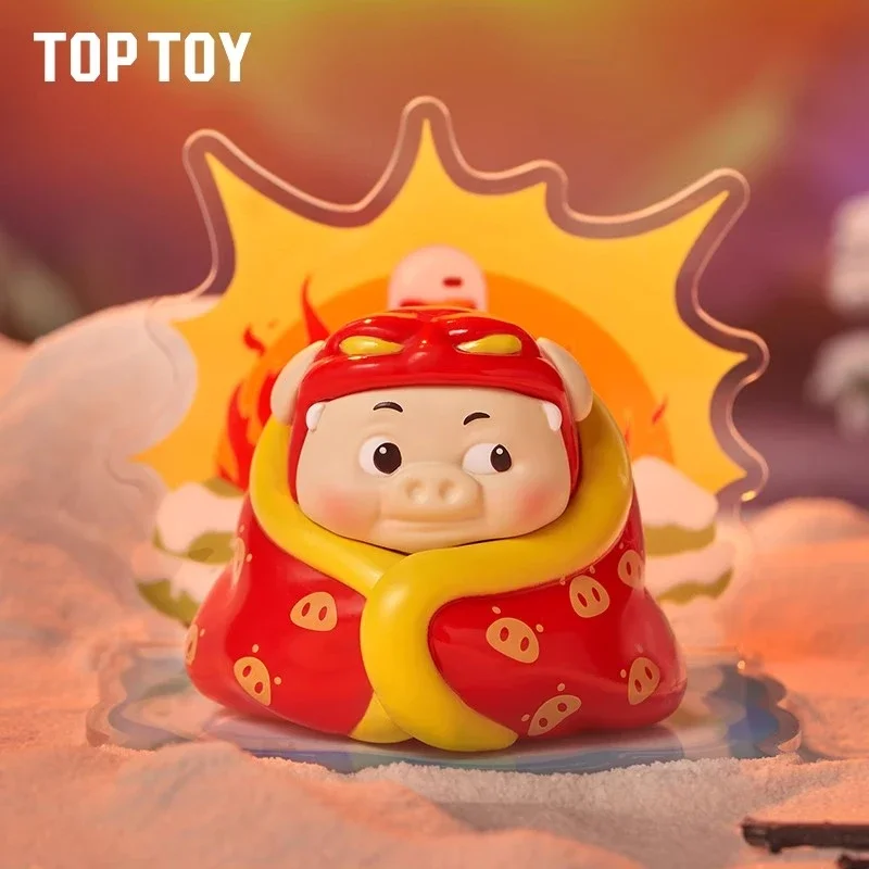 TOP TOY GG Bond Quilt Series กล่องตาบอด MINISO น่ารักและตลกเดสก์ท็อปเครื่องประดับตกแต่งของเล่นเด็กรุ่นของขวัญวันเกิด