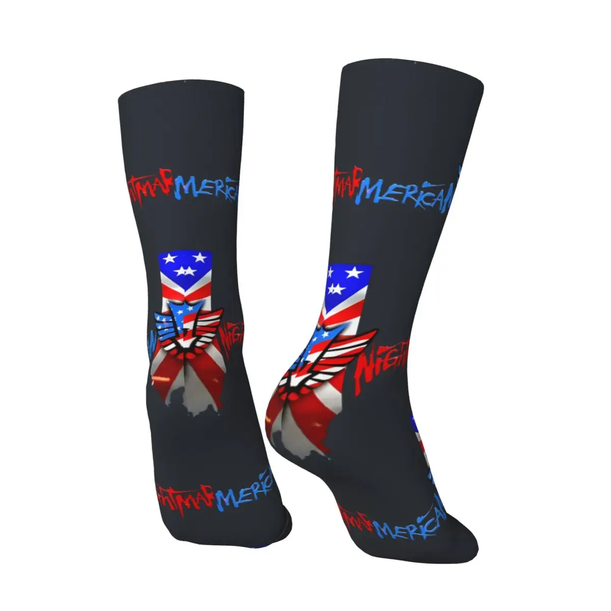 Hip Hop Retro In The Ring Crazy Men's Socks Unisex Cody Rhodes Harajuku Pattern Printed Funny Novelty Happy Crew Sock Boys Gift