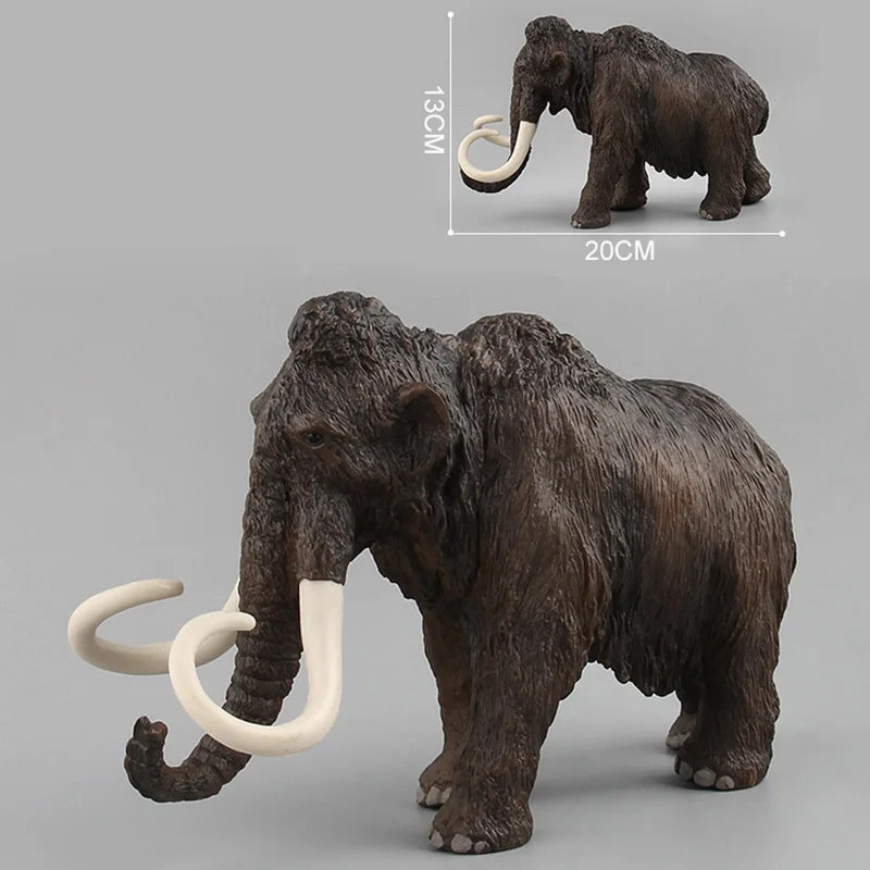 Action Figures Artificial Animal Elephant Crafts Simulation Models Wild Animal Mammoth Family Figurine Elephant Kids Toys Gift