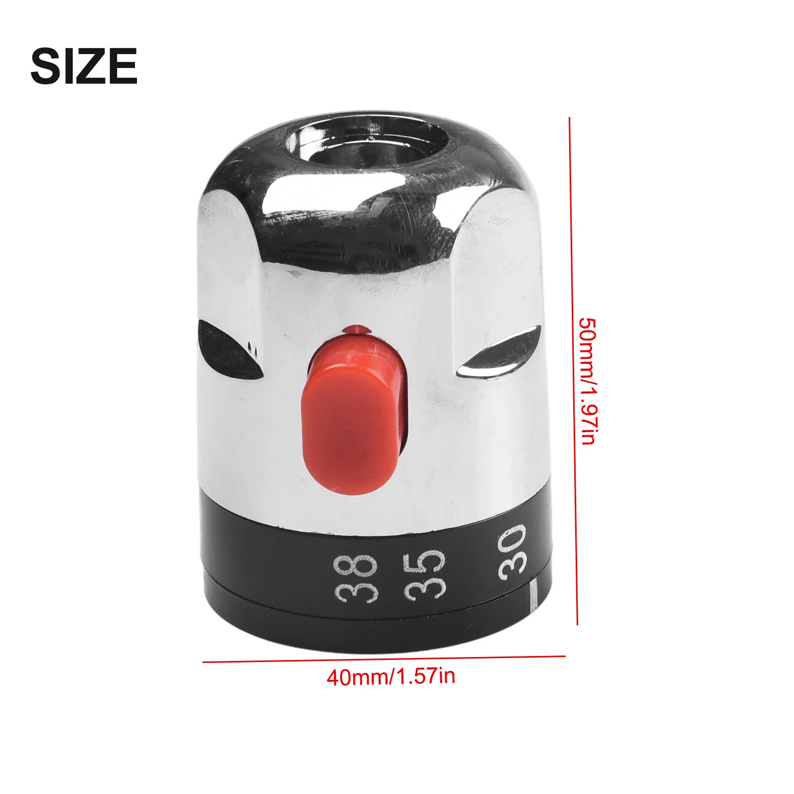 Temperature Control Handle Thermostatic Bath Mixer Taps & Shower Valves Solar Water Heater Valve Parts With Screw For Bathroom