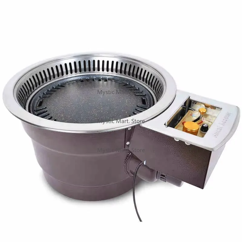 

Commercial Restaurant Equipment Smokeless Charcoal BBQ Grill Korean Stainless Steel Charcoal Barbecue Grill