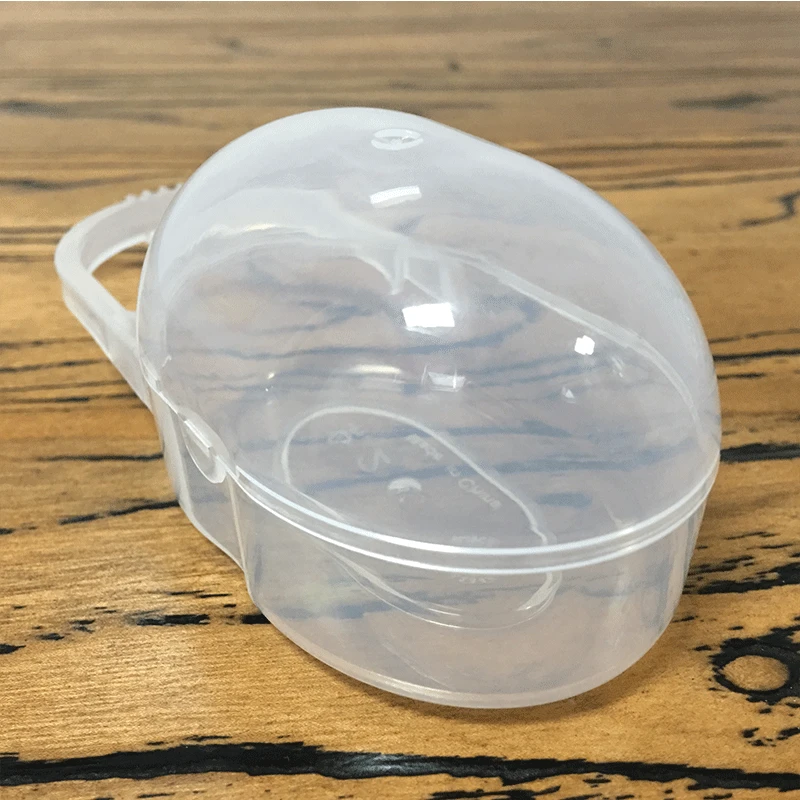 Baby Solid Pacifier Box Soother Container Holder Pacifier Box Travel Storage Case Safe Holder Pacifier PP Plastic Box Size S