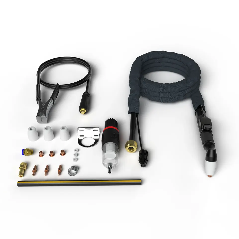 PLASMARGON PLC55P 55A Pilot Arc Plasma Cutter – 110V/220V Dual Voltage, IGBT Inverter, 1/2" Clean Cut, Non-Touch Cutting For Steel, Aluminum & More