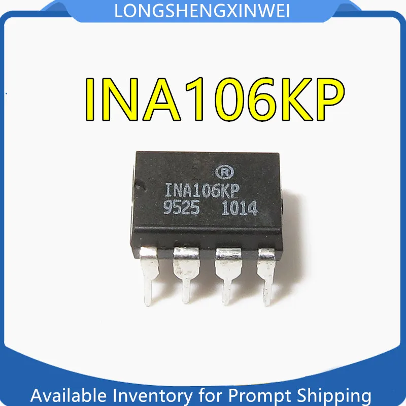 1PCS New Original INA106KP INA106 Direct Interpolated DIP-8 Precise Fixed Gain Differential Linear Amplifier IC