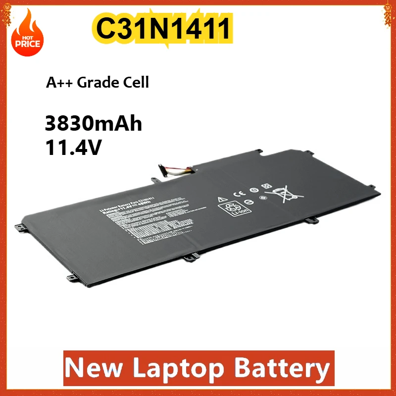 2025 Brand New C31N1411 Laptop Battery For ASUS Zenbook U305 U305F U305FA U305CA UX305 UX305CA UX305F UX305FA Series 11.4V 45Wh