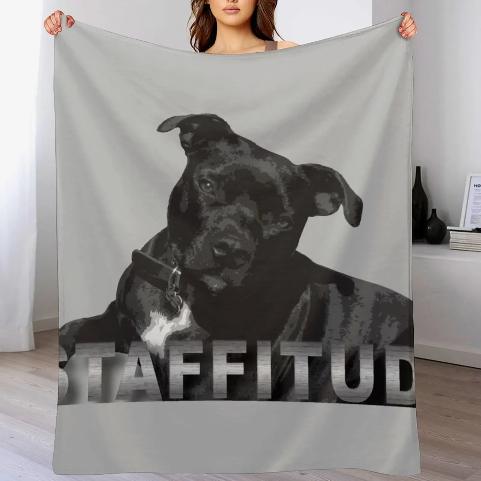 

Staffitude Throw Blanket Picnic Decoratives For Sofa Thin Soft Plush Plaid Blankets