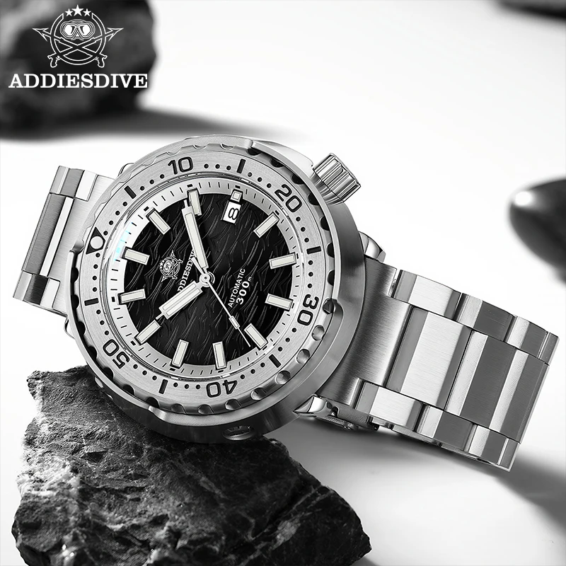 

ADDIESDIVE Man Watch Luxury Diving Watch Sapphire Glass BGW9 Super Luminous 300M Waterproof Mechanical Wristwatches reloj hombre