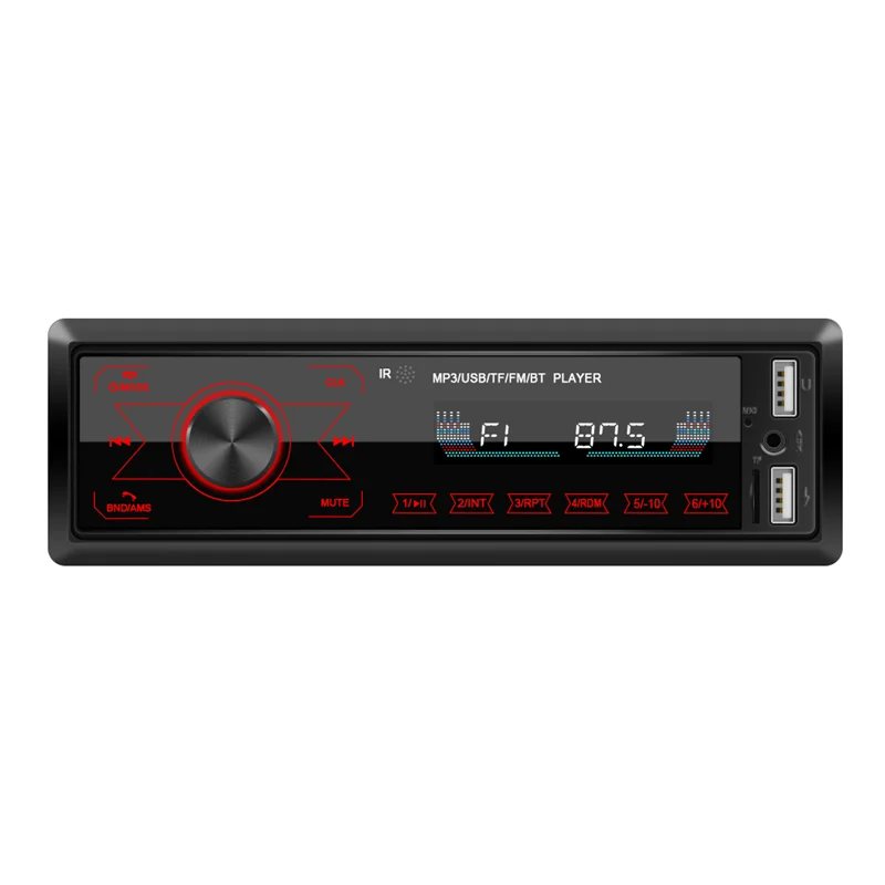 

M10 1 DIN Car Stereo MP3 Player In Dash AUX-in FM Radio Receiver Head Unit Bluetooth Handsfree Call Multifunction Music Player