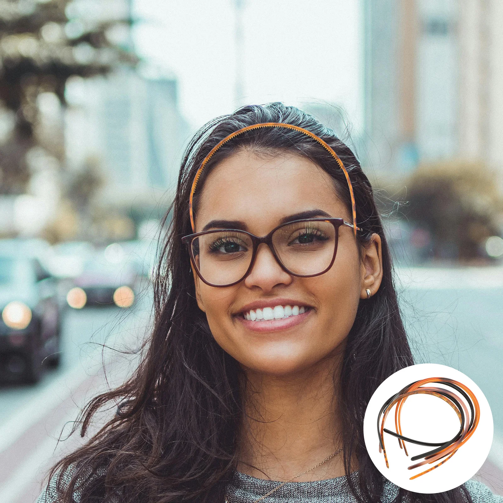 

18 шт., винтажный набор повязок на голову, пластиковая повязка для волос с зубами, расческа, обруч для волос, головные уборы для укладки волос, ретро французский стиль, макияж, мытье лица