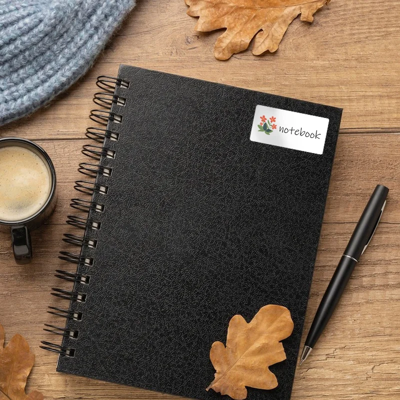 300pcs/roll Cartoon Label Stickers Thermal Paper Cute Blank Stickers Gift Tags Compatible SINMARK Phomemo Portable Printers